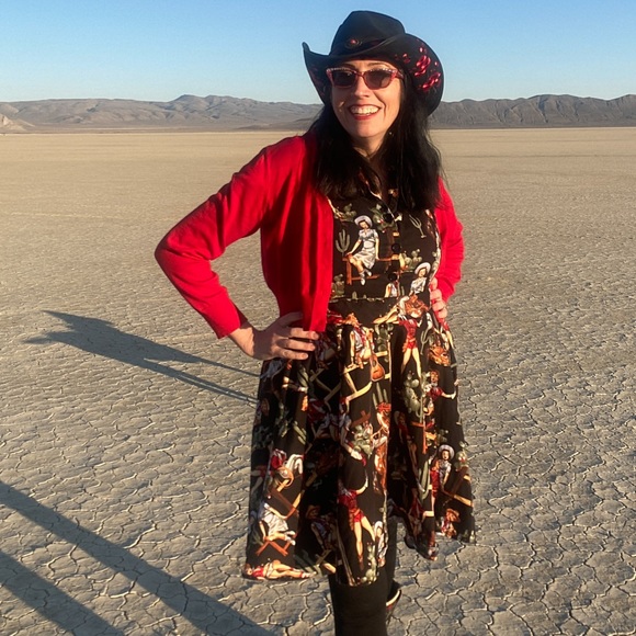 The Perfect Dress! Cowgirl Print - I designed this myself! - Picture 6 of 7